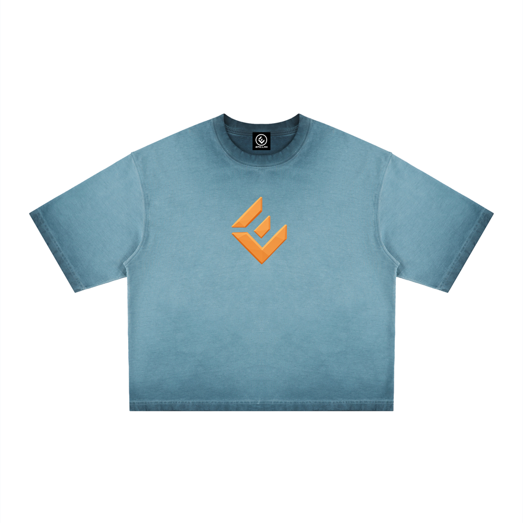 E Fade -  Reverse Dyed Boxy T-Shirt