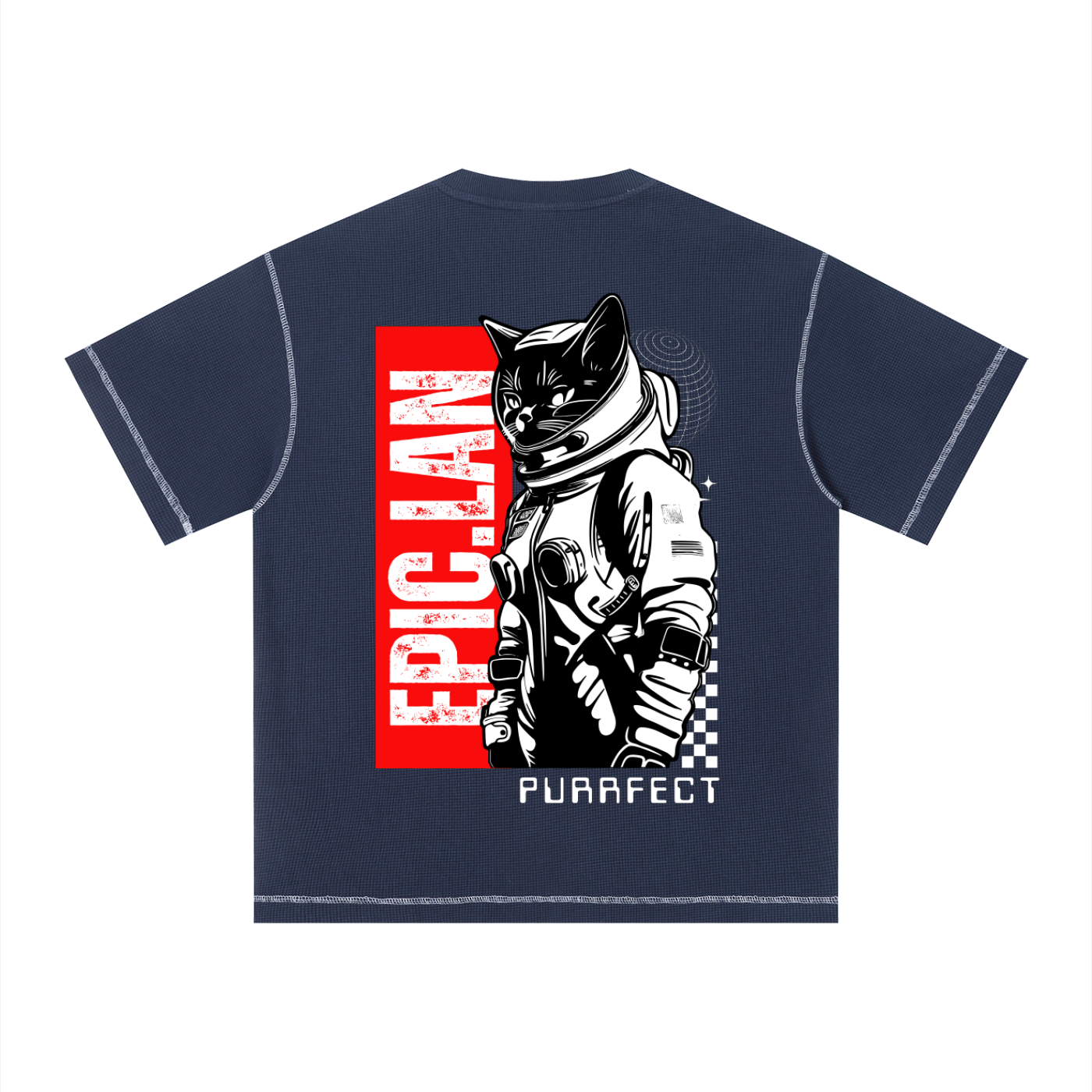 Space Cat - Waffle T